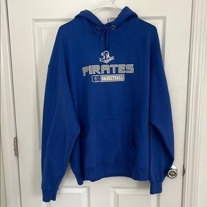 Blue Seton Hall Pirates Basketball Hoodie